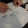 薬院駅近くの望雲さんにて、アトリエ穂音さんによる日本画体験教室が開催されます