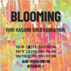 【終了】YURI KASANO SOLO EXHIBITION「BLOOMING」
