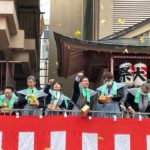 櫛田神社 節分大祭にて、冷泉荘オーナー吉原さんも豆まき！